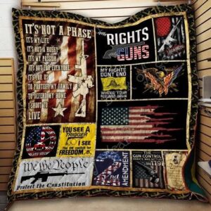 2Nd Amendment Quilt Blanket Th751  Quilt